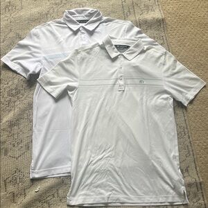 White Travis Mathew Polo Shirts BUNDLE